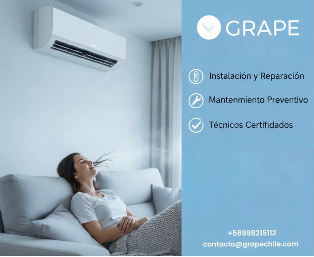 Confort en el hogar con aire acondicionado GRAPE
